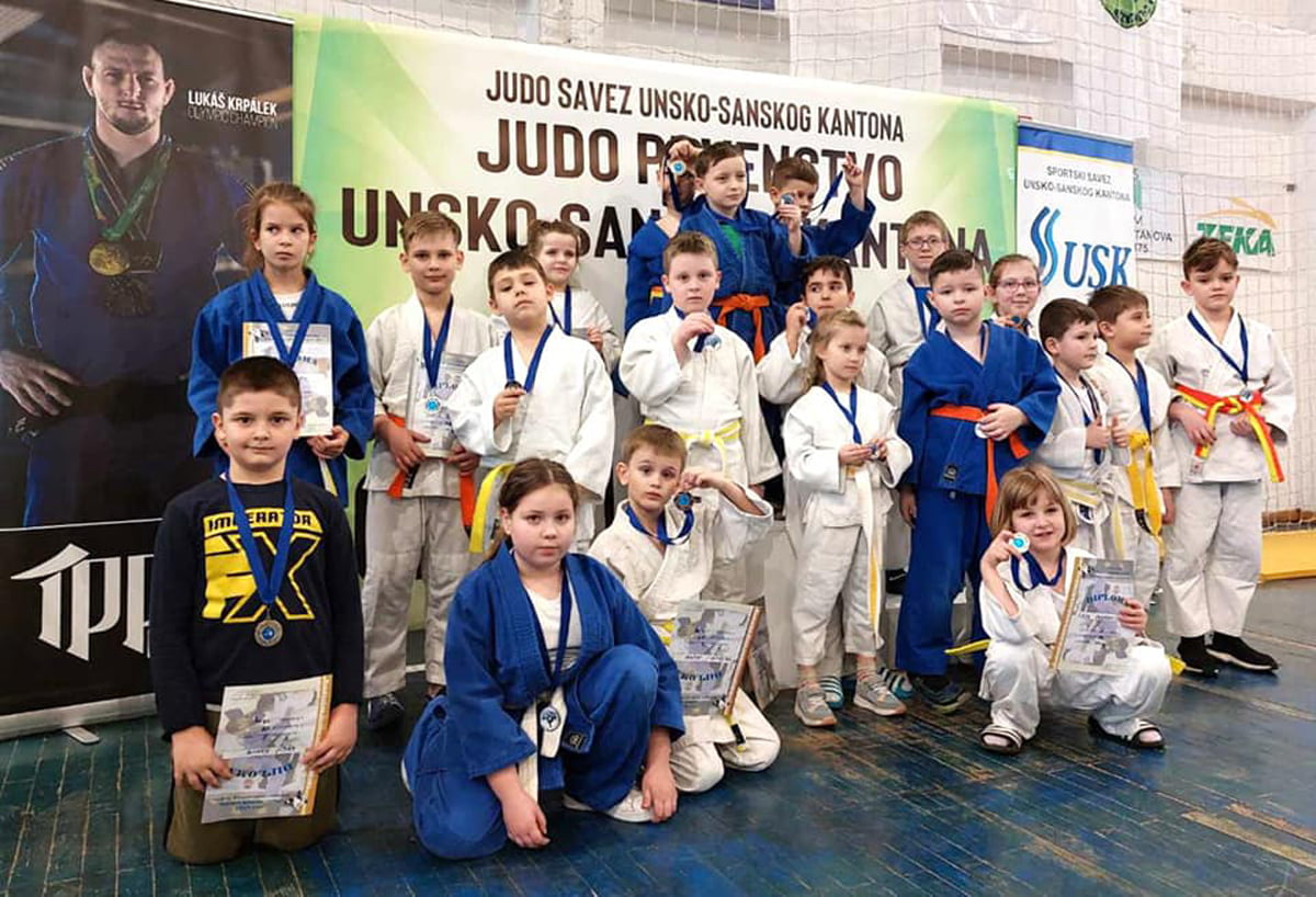 U CAZINU ODRŽANO PRVENSTVO KANTONA: Judo klub “Una” najuspješniji
