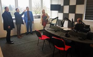 Gradonacelnik Sedic u posjeti Radio Bihacu