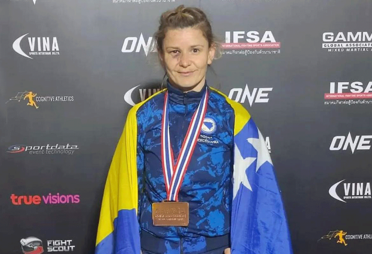 NA SVJETSKOM PRVENSTVU MMA NA TAJLANDU: Zejna Krantić osvojila bronzu