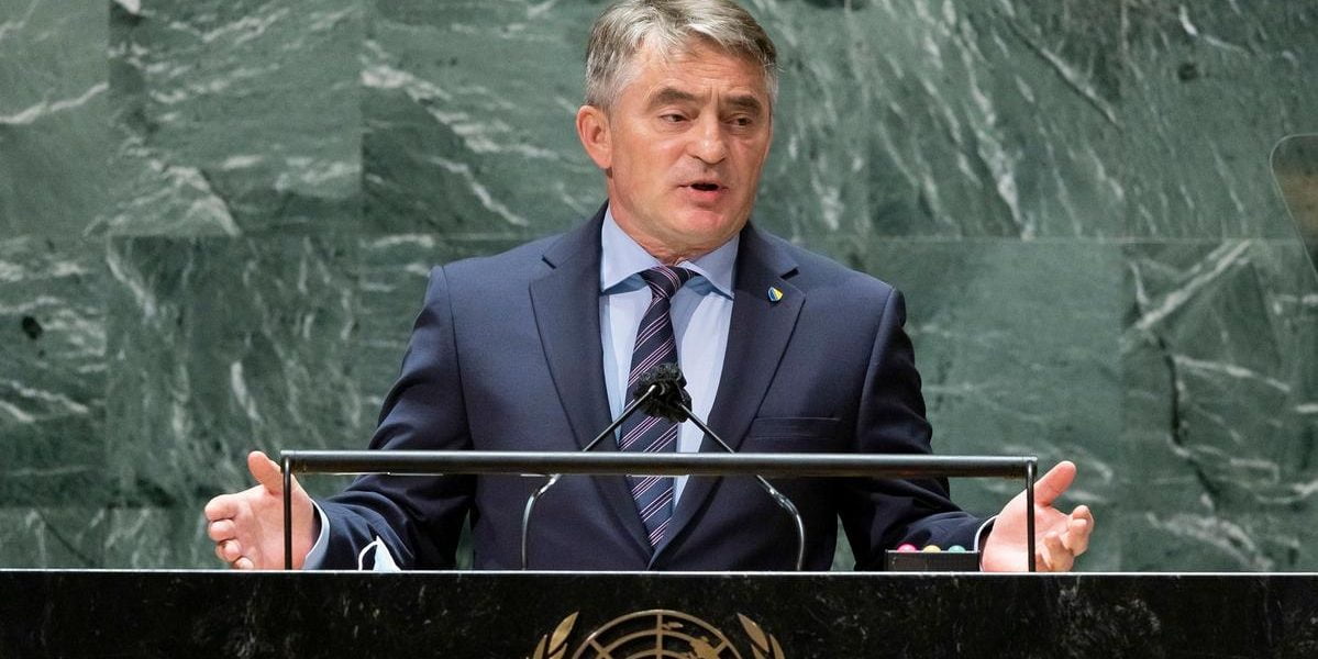 Komšić pred Generalnom Skupštinom UN-a / toto: DW