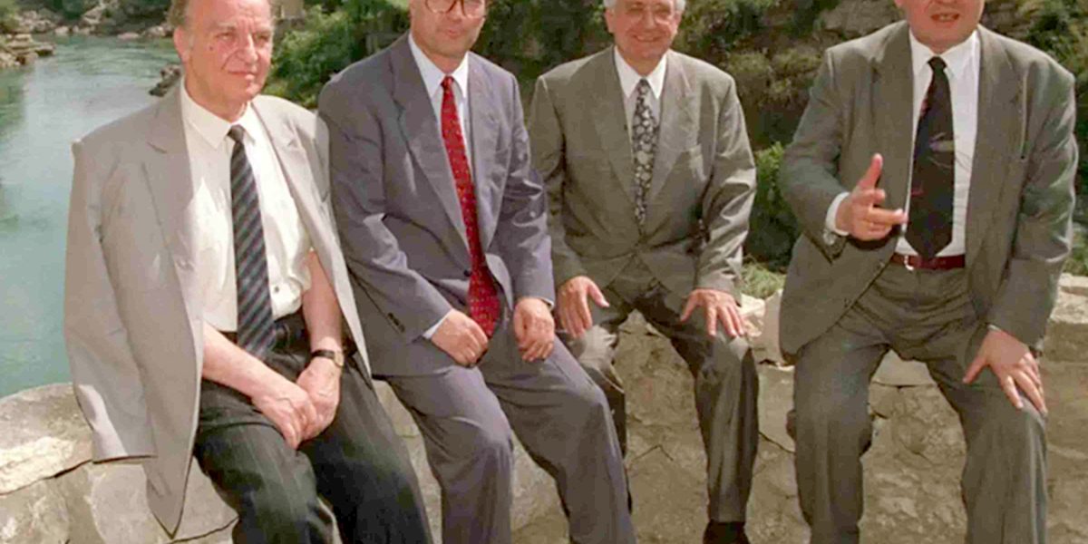 Klaus Kinkel u Mostaru