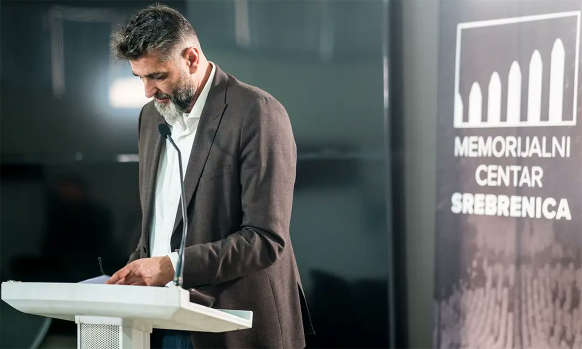 Emir Suljagic, direktor Memorijalnog centra Srebrenica