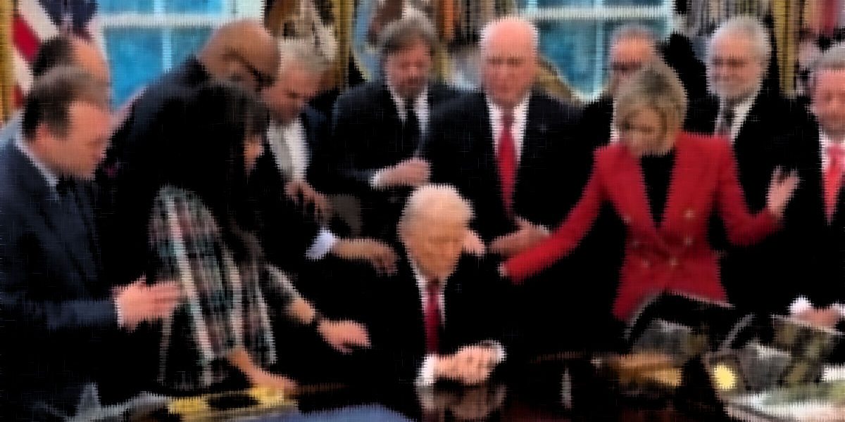 Blagoslov na predsjednika Trumpa u Ovalnom uredu