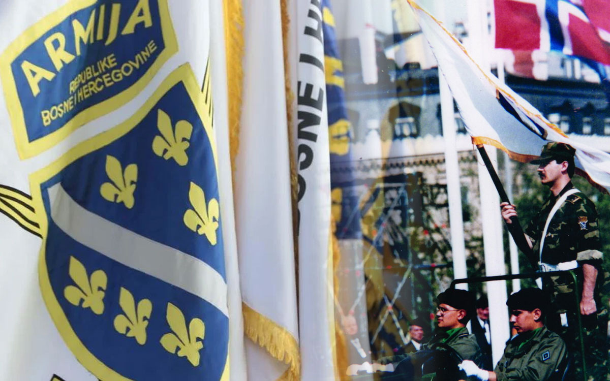 Armija RBiH i Semir Drljević na vojnoj paradi u Parizu 1995. godine