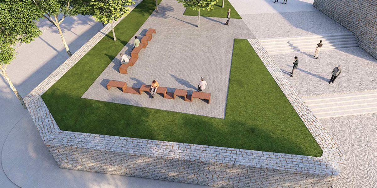 Uređenje platoa kod Kapetanove kule