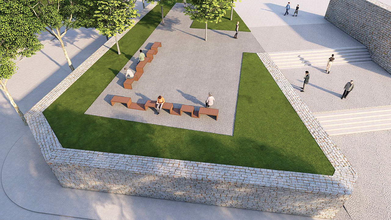 Uređenje platoa kod Kapetanove kule