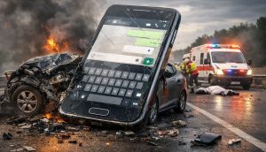 korištenje mobitela u prometu zagarantirana je nesreća