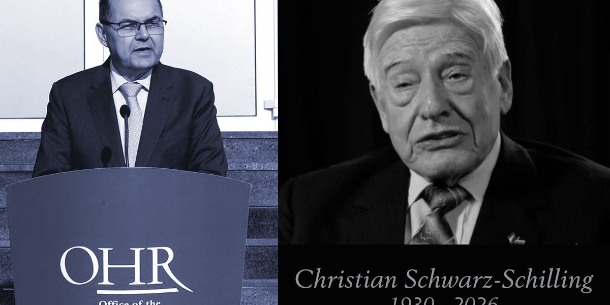 Povodom smrti Christiana Schwarz-Schillinga