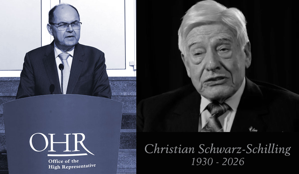 Povodom smrti Christiana Schwarz-Schillinga