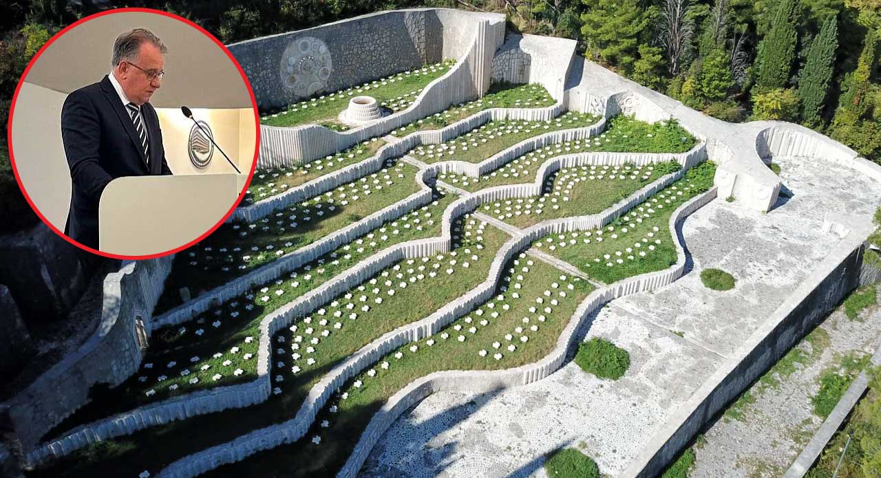 Premijer Nikšić, Partizansko groblje u Mstaru