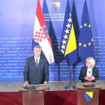 Potpisivanje sporazuma između Bosne i Hercegovine i Hrvatske
