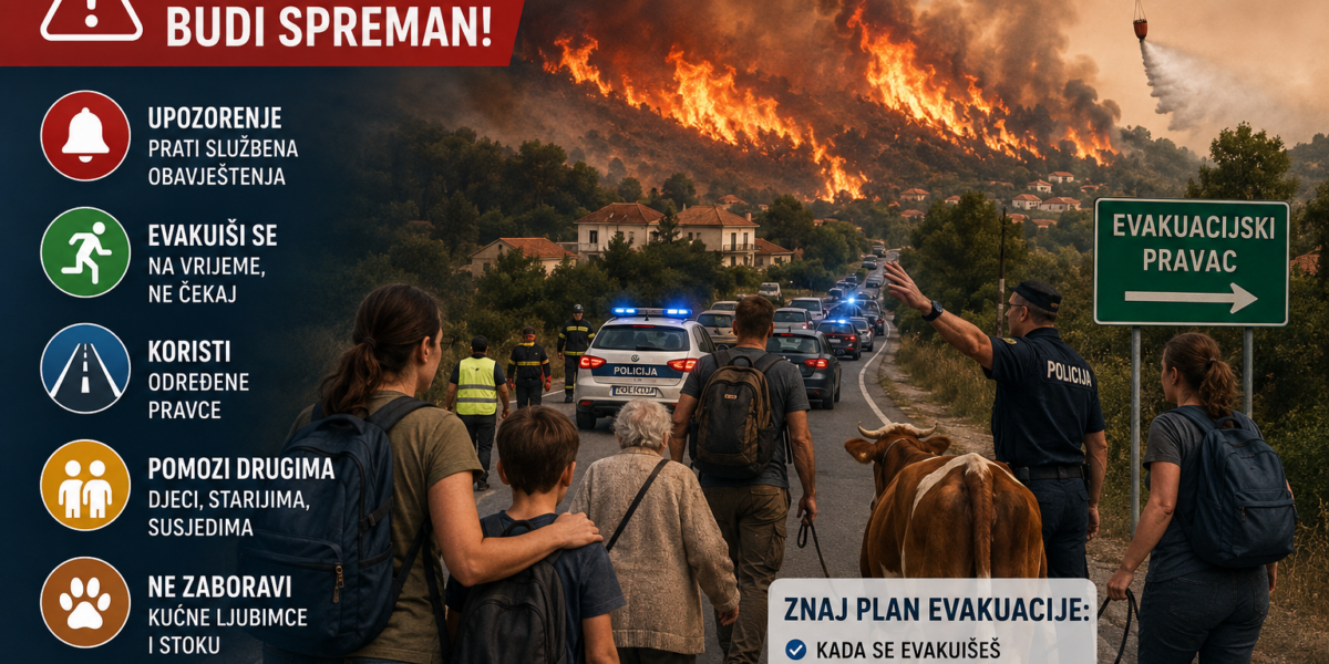 požar, evakuacija